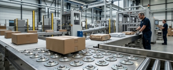 Packaging Industry Applications of Ball Transfer Units