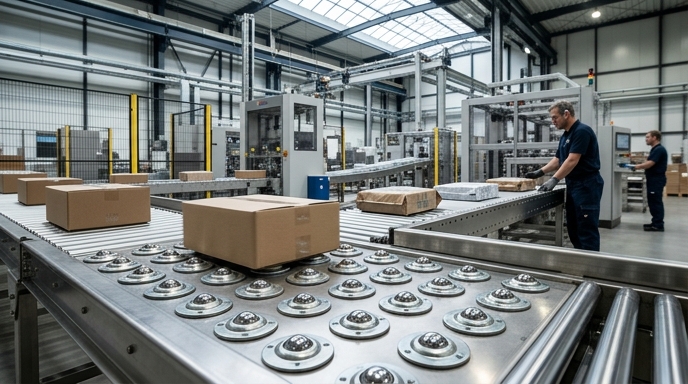 Packaging Industry Applications of Ball Transfer Units