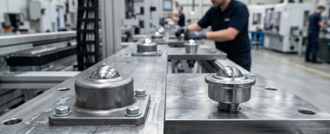 Flange Mount vs. Stud Mount Ball Transfer Units: Which to Choose?